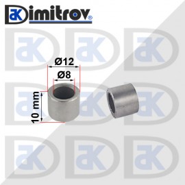 Метална втулка Ø  8 х Ø 12 х 10 mm